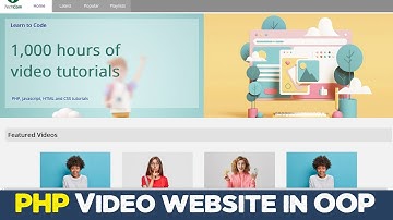 Video website using PHP OOP MVC Framework from scratch #1 | Quick programming tutorial