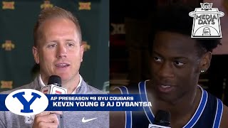 Kevin Young & Aj Dybantsa Interview Big 12 Basketball Media Days Presented By New Era