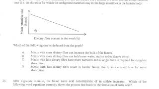 2018 DSE Biology MC Video Explanation (Q25-29)