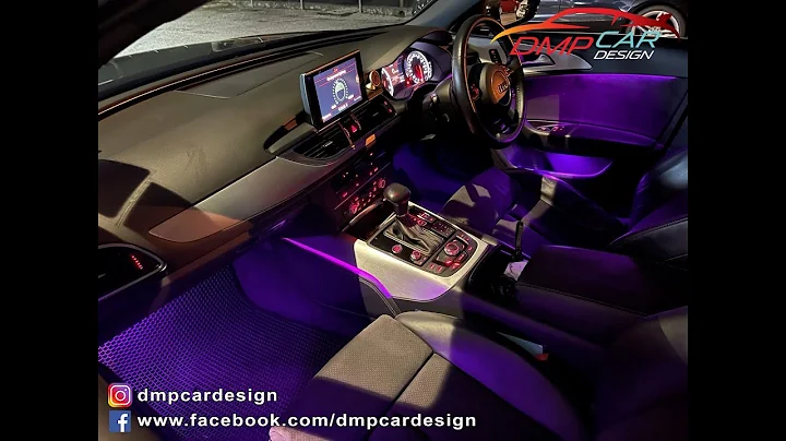 Audi A6 C7 Upgraded 32 Colour Ambient Lighting Kit