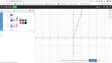 Using DESMOS for tables and equations