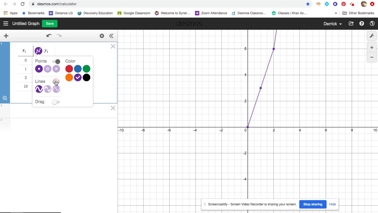 using-desmos-for-tables-and-equations-youtube