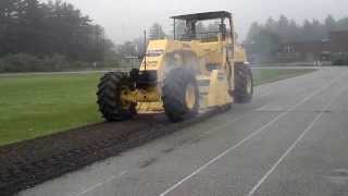 R&D PAVING inc. reclaiming a running track by DuBez37 901 views 10 years ago 1 minute, 36 seconds