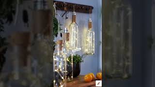 Easy DIY Wine Bottle Lights | Aesthetic Room Decor Ideas 2026 #shorts #short #diy #viral #tranding