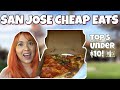 TOP 5 CHEAP EATS IN SAN JOSE (Best Cheap Foods Under $10!) | Bay Area Food Tour
