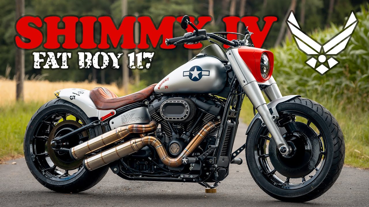 Thunderbike SHIMMY IV – Harley-Davidson Fat Boy im Air Force Look