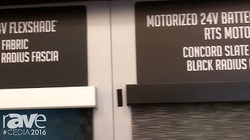 CEDIA 2016: Draper Relaunches Window Shades - Motorized, Battery Operated and More