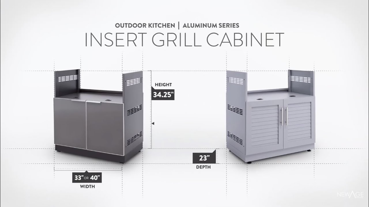 Outdoor Kitchen Aluminum Insert