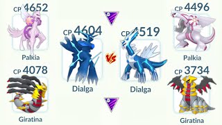 ORIGIN FORME vs NORMAL FORME (Dialga, Palkia, Giratina) in Pokemon GO.