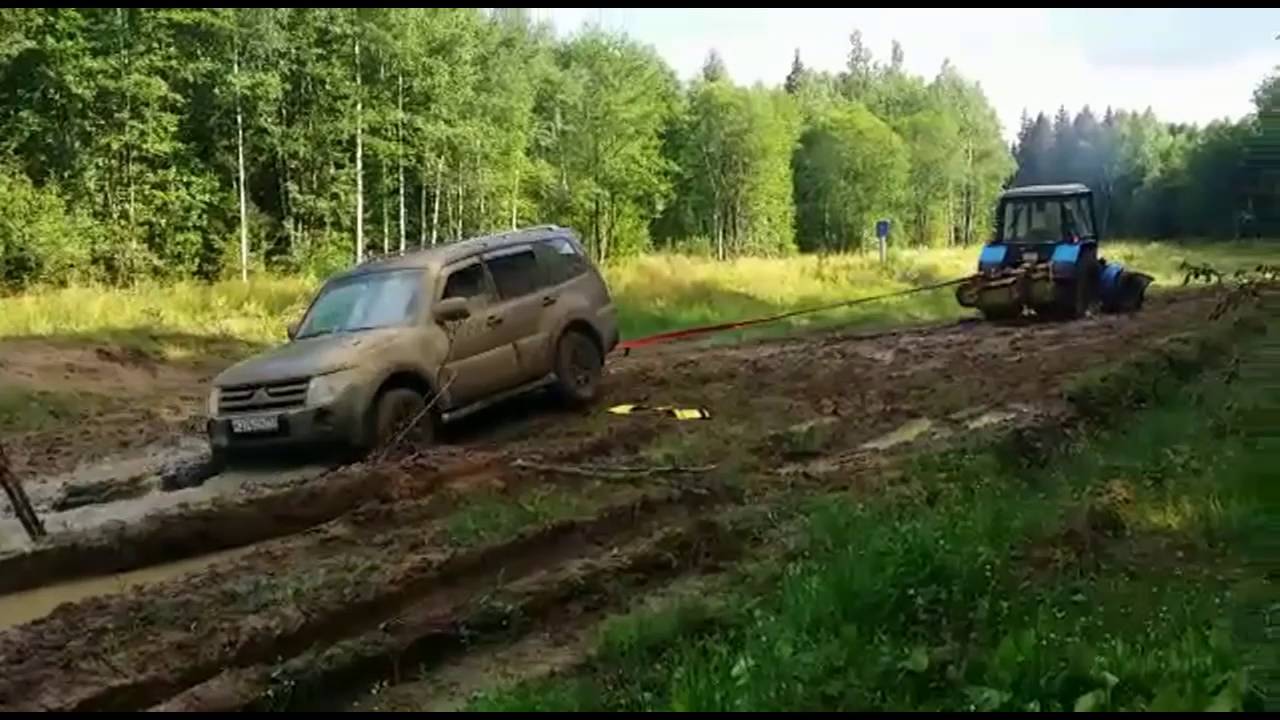 Паджеро, после дождика в четверг - YouTube