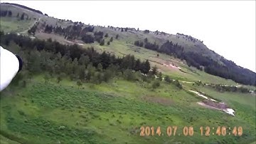 First FPV flight with ImmersionRC and Boscam - FOX Glider w/DX9