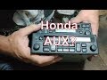 AUX в оригинальной магнитоле Honda