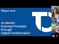 Accelerating business process through digital transformation with tech one global