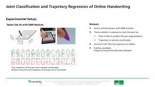 Joint Classification and Trajectory Regression of Online Handwriting using a Multi-Task Learning Ap