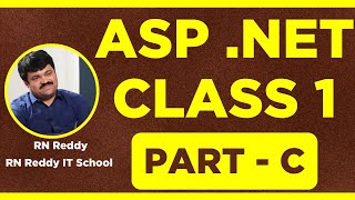 ASP Net 1C HTML3 JavaScript1 By RN Reddy Class 1 Part C