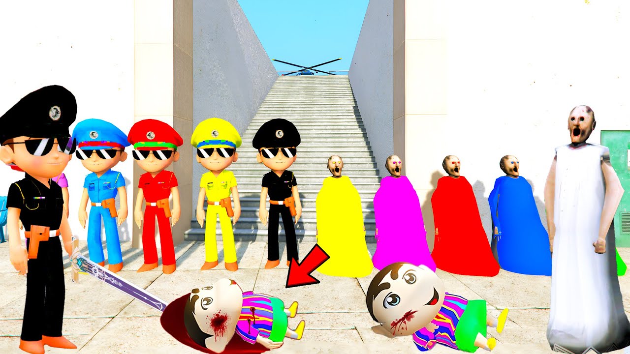 Chota Little Singham Granny Playing Hide and Seek With Shinchan || Little Singham Hide and Seek