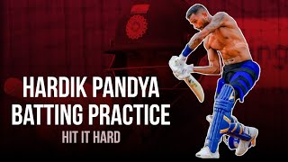 Hardik Pandya | Batting Practice In Nets | Hard Hitting |CRICKET PORT|