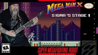 Mega Man X - Sigma's Stage 1 ( Metal Cover )