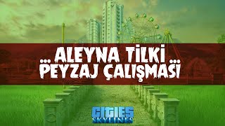 ŞEHİRDE ALEYNA TİLKİ PEYZAJ ÇALIŞMASI #9