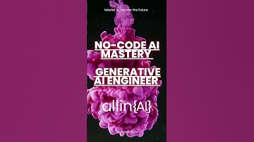 No-Code AI Mastery: Learn Generative AI Engineering Without Coding