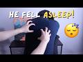 Aggressive Back Scratching Massage ASMR He Fell Asleep 