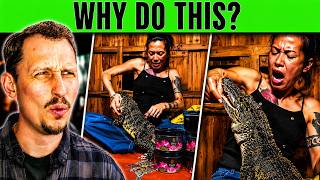 She Put a Crocodile on Livestream… Then This Happened | Zoologist Reacts