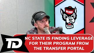 NC State football is finding leverage for their program from the transfer portal