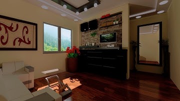 3ds max interior design | living room design | tutorial # 2