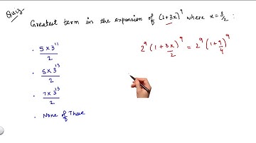 Greatest Term Quiz Sol