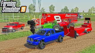 RICH REDNECK TRUCK PULL! | (ROLEPLAY) FARMING SIMULATOR 2019 screenshot 4