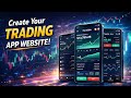Create your own trading app🔥😎🎯 Website App Development tamil appxnow how to create trading app 