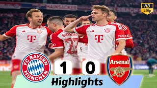 Bayern Munich Vs Arsenal (1-0) Highlights Goals 2024 🤯🔥