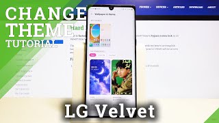 How to Change Device Theme in LG Velvet – Customize Display screenshot 3