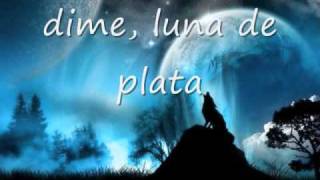 Video thumbnail of "lyrics hijo de la luna"