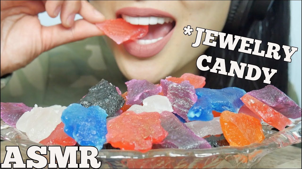 ASMR JEWEL CRYSTAL CANDY KOHAKU-TOU (EXTREME CRUNCHY EATING SOUNDS) No Talking | SAS-ASMR