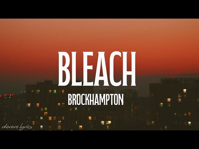 BROCKHAMPTON - Bleach (Lyrics) class=