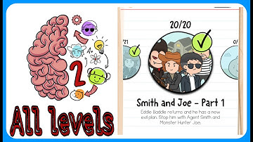 Brain Test 2 - Smith and Joe - Part 1 - All Levels Walkthrough Solution