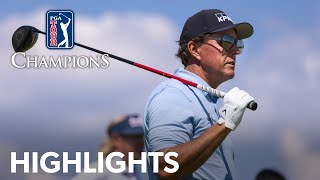 Phil Mickelson shoots 7-under 64 | Round 2 | Schwab Series at Ozarks