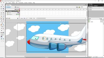 How to create a simple Airplane Animation - 2D Animation Tutorial in Macromedia Flash 8