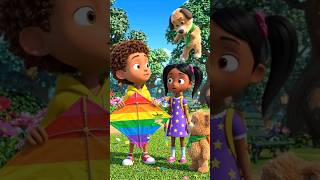 Best Friends Fix the Kite! 🧸🌈#aishorts viral shorts #ai #Patang