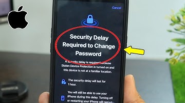 What is Security Delay Required to Change Password in iPhone 16 pro