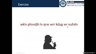 Lecture 2 - Classical cryptography