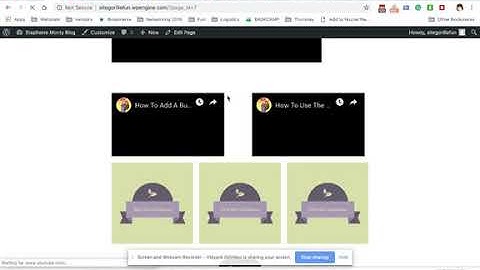 How To Add 2 Videos Side By Side (2 columns) in WordPress 2019