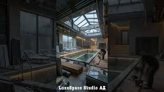Modern Loft Apartment | Industrial Luxury Open Space Design #shorts #viralvideo