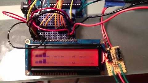 Arduino 2x16 Spectrum Analyzer