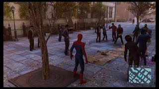 Break dancing civilians in Spider-Man PS4