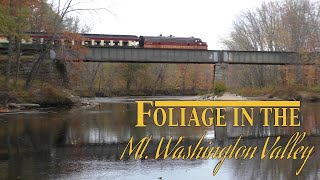 Foliage in the Mt. Washington Valley: Pumpkin Patch Express: Conway Scenic Railroad: 10/20/2019