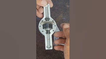 I made a differential gear box #project