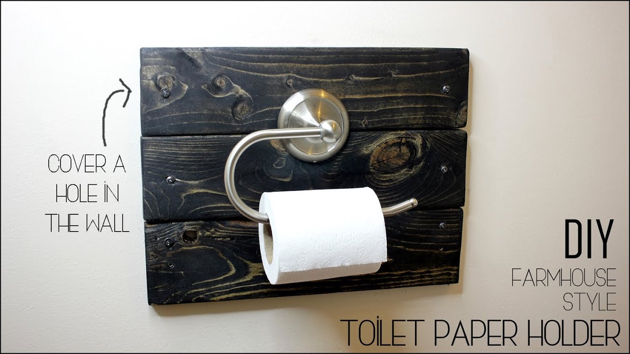 How to remove toilet paper holder from wall