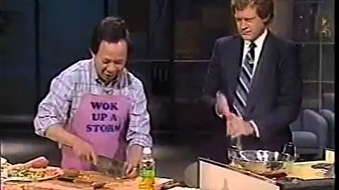 David Letterman Stephen Yan 1988